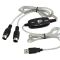 Câble audio USB-MIDI 2m WB1869 