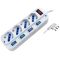 Power strip with 4-place 2P+E 10/16A schuko switches EL4080 Globex