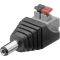 5.5x2.1mm DC adapter with 2-pin terminals N456 Goobay