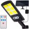 Foco LED solar 36W 120 LEDs con mando a distancia y sensores de movimiento/crepuscular WB868 