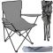 Gray folding chair 80cm WB916 
