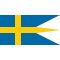 Bandiera navale da guerra Svezia 80x135cm FLAG121 