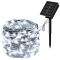 Cold light LED strip in copper wire 10m 100 LEDs with solar panel WB249 