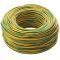 Single-core electrical cable FS17 450/750V 1G1.5mm² 100m hank - yellow/green  EL4977 