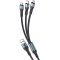 3in1 microUSB/Lightning/Type C charging cable 1.2m 3A JA024 F2120 Jokade