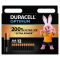 Duracell 1.5V alkaline AA batteries, pack of 12 WB2470 Duracell