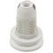 E14 white plastic lamp holder with Vito rings EL436 Vito