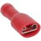Insulated female faston connector 6.3mm red 0.5-1.5mm pack of 100 B4500 