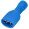 Connettore faston femmina isolato 6.3mm blu 1.5-2.5mm confezione da 100 B8058 