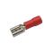 Faston femmina isolato 4,8 mm rosso per cavi 0,5&ndash;1,5 mm B8025 