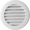 Griglia tonda da incasso circolare in PP bianco – Ø 100 mm E3042 Airgama