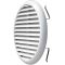 Griglia tonda con molle in PP bianco Ø160mm P1490 Airgama