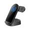 Stazione di Ricarica Wireless 3 in 1 con Supporto da Scrivania 15W F4690 Kakusiga