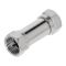 FF Male Coaxial Adapter - F Male Silver ND1570 Valueline