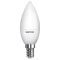 Lampada LED C37 4W attacco E14 candela - luce naturale - SERIE LUNA 5130 Shanyao
