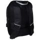 Padded multi-function backpack with gray-black USB combination MOB1060 
