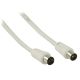 Cavo coassiale Coax (IEC) Dritto maschio - femmina  25m bianco WB1030 Valueline