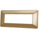Placca in tecnopolimero 6P oro compatibile Matix EL2245 