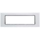 7 places white glass plate compatible with Living International EL2283 