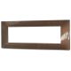 Placca in tecnopolimero 7 posti color rame compatibile Vimar Plana EL2329 
