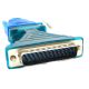 Câble adaptateur USB vers RS-232 DB9 avec adaptateur RS232 25 broches P1360 