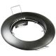 Supporto per faretto da incasso Φ80mm nero EL671 Vito