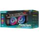 Cassa acustica ricaricabile 2x4" 10W luci LED Bluetooth/FM/USB KSC-689 KSC-689 Kakusiga