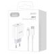 USB Type C / Lightning Cable Charger Fast Charging 3A 27W White JB069 F2980 Jokade