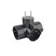 Presa tripla Schuko 16A 16A 3680W max EL1454 Vito