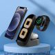 Stazione di Ricarica Wireless 3 in 1 con Supporto da Scrivania 15W F4690 Kakusiga
