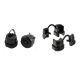 Entrada de cable / conducto de cable 7 mm - negro 10788 FATO