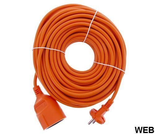 5mm ² 10m With Clip Holder Orange Zenit Extension Watertight 2P H05VV-F 2x 1