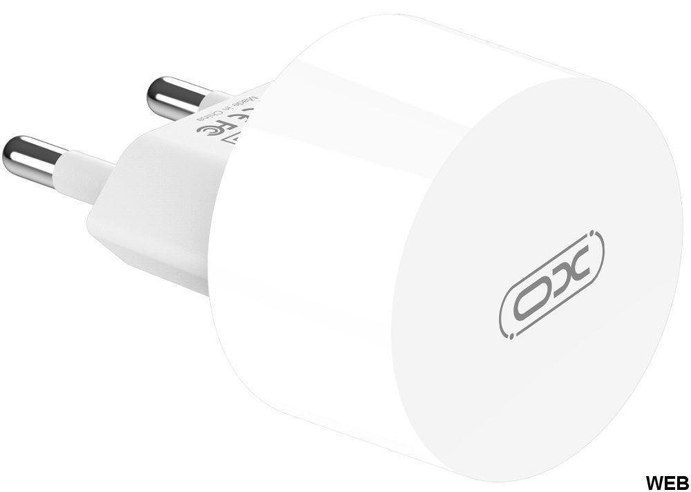 Wall charger 2.4A 2 USB ports white XO MOB1268 