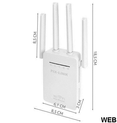 Ripetitore Amplificatore di segnale Wifi 300Mbps Wi-Fi WPS