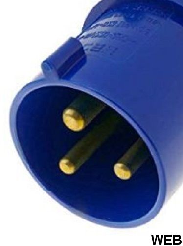 Industrial plug adapter CEE industrial plug / schuko 2P + T Reer EL346 